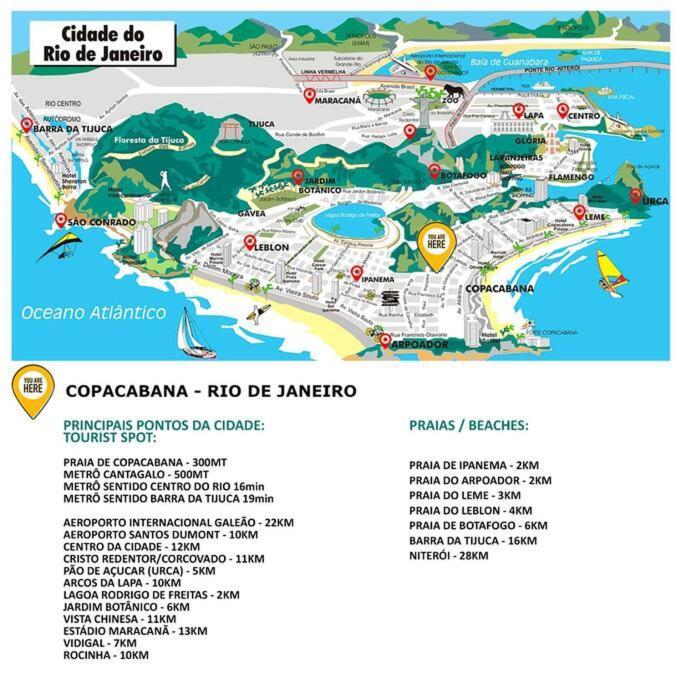Apto 2 Quartos 300mt Da De Copacabana